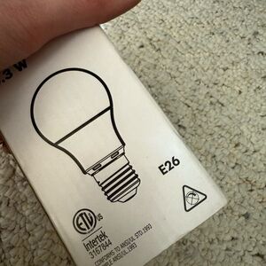 NEW ikea E26 LED Light Bulb 6.3 watts
